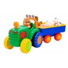 Игровой набор Kiddi Smart Трактор с трейлером 063180