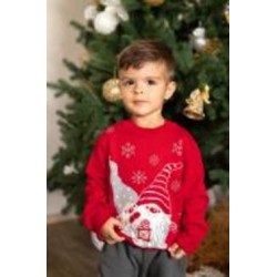 Джемпер унисекс ART KNIT с гномом р.128