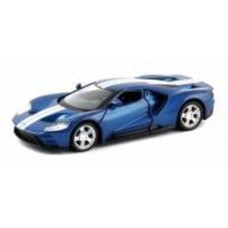 Автомодель Uni Fortune 1:32 FORD GT 2019 (ЗІ СМУГАМИ) 554050C