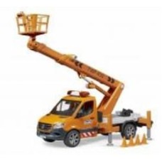 Машинка Bruder MB Sprinter сервисной службы с телескопической люлькой 1:16 02679