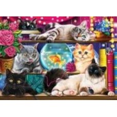 Пазлы КФИ Котики на полке