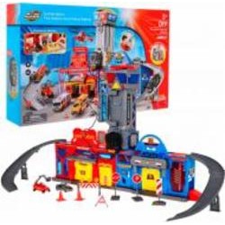 Игровой набор Qunxing Toys Паркинг Пожарная и полицейская службы SK-757XJA