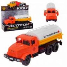 Машинка Автопром бензовоз КРАЗ 1:18 KR-2202-14A