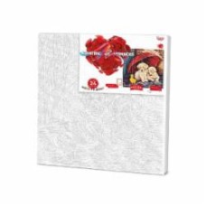 Картина по номерам Danko Toys №7 Щенок под зонтиком 40х40 см KpN-40х40-02-07