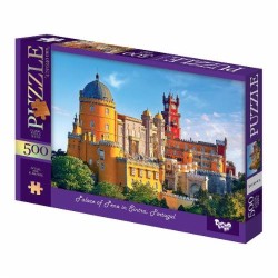 Пазлы картонные Danko Toys 500 элементов №6 Palace of Pena in Sintra Portugal С500-15-06