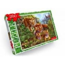 Пазлы Danko Toys 260 элементов №2 тигры С260-13-02