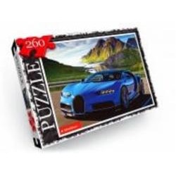 Пазлы Danko Toys 260 элементов №14 синий автомобиль С260-13-14