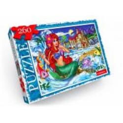 Пазлы Danko Toys 260 элементов №10 русалочка С260-13-10