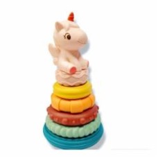 Игровой набор для ванной Bibi Toys Пирамидка тактильная Единорог 7 элементов 761094BT