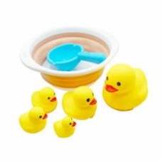 Игровой набор для ванной Bibi Toys Утята 5 шт. ванночка, ковшик 760974BT