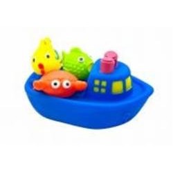Игровой набор для ванной Bibi Toys Кораблик и морские животные 3 шт. 761049BT