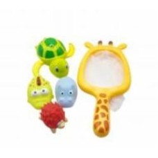 Игровой набор для купания Bibi Toys с сачком-жираф 5 шт. 760790BT