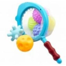 Игровой набор для купания Bibi Toys Акула-сачок и мячики 6 шт. 760806BT