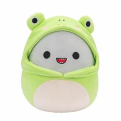 Мягкая игрушка SQUISHMALLOWS Акула Гордон (в одежде) 30 см разноцветный SQER00932