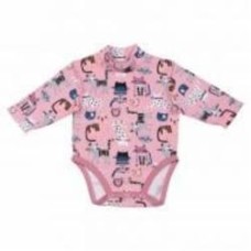 Боди для девочки GABBI Котики р.56 розовый 13867