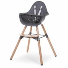 Стульчик для кормления Childhome Evolu 2 с бампером natural/anthracite (CHEVOCHNA)
