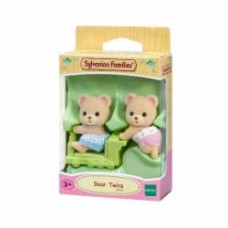 Фигурка коллекционная Sylvanian Families Мишки-двойня на машинке 5426