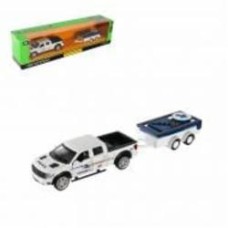 Автомобиль Автопром 1:43 с прицепом Ford F-150 43009TR
