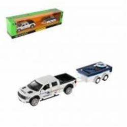 Автомобиль Автопром 1:43 с прицепом Ford F-150 43009TR