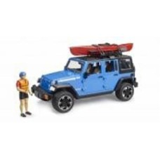 Автомодель Bruder Jeep Wrangler Rubicon Unlimited с каяком и фигуркой 1:16 02529
