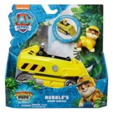 Игрушка Spin Master Щенячий патруль Большой спасательный автомобиль-трансформер с водителем Кремез (серия Джунгли) SM17776/0624