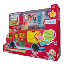 Игровой набор CoComelon Feature Vehicle Пожарная машина-трансформер с аксессуарами CMW0220