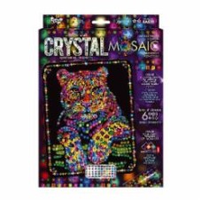 Набор для занятий мозаикой Danko Toys Crystal Mosaic с.2 №3 леопард CRM-02-03