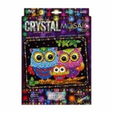 Набор для занятий мозаикой Danko Toys Crystal Mosaic с.2 №10 совы CRM-02-10