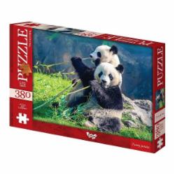 Пазлы Danko Toys 380 элементов №2 Funny pandas C380-06-02