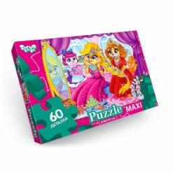 Пазлы Danko Toys 60 элементов макси неон №4 Кошечки Мх 60-08-04