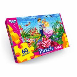 Пазлы Danko Toys 60 элементов макси неон №11 Дюймовочка Мх 60-08-11