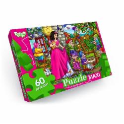 Пазлы Danko Toys 60 элементов макси неон №13 Белоснежка Мх 60-08-13