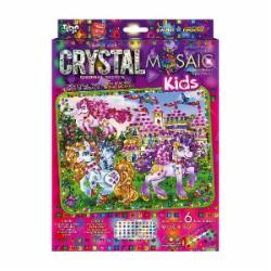 Набор для занятий мозаикой Danko Toys Crystal Mosaic Kids №4 пони возле замка CRMk-01-04