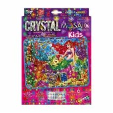 Набор для занятий мозаикой Danko Toys Crystal Mosaic Kids №5 русалочка CRMk-01-05