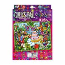 Набор для занятий мозаикой Danko Toys Crystal Mosaic Kids №8 феи с тортом CRMk-01-08