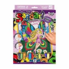Набор для творчества Danko Toys Фреска из песка Sand Art №9 фея SA-01-09