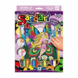 Набор для творчества Danko Toys Фреска из песка Sand Art №9 фея SA-01-09