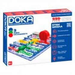 Конструктор DOKA электронный Школа 999+ схем D70708