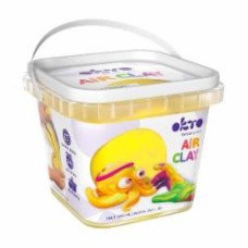 Глина воздушная OKTO School supplies желтая 910 мл 20010
