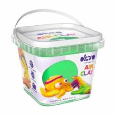 Глина воздушная OKTO School supplies зеленая 910 мл 20011
