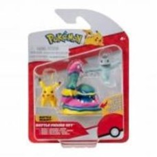 Набор игровых фигурок Pokemon W19 Мачоп, Пикачу, Алола Мак PKW3597