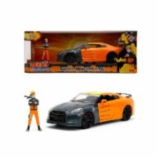 Автомобиль Jada 1:24 Наруто Ниссан GT-R с фигуркой Наруто 253255054