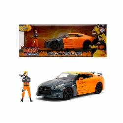 Автомобиль Jada 1:24 Наруто Ниссан GT-R с фигуркой Наруто 253255054