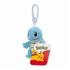 Мягкая игрушка Pokemon на клипсе Сквиртл W11 9 см разноцветный PKW3922