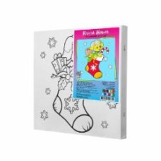 Набор для росписи на холсте Riviera Blanca Рождественский сапог КА-069