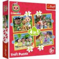 Пазл Trefl Знакомство с героями Кокомелон 34647