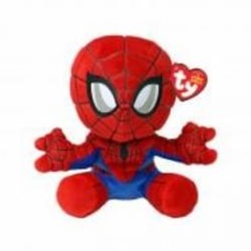 Мягкая игрушка TY Marvel Человек-паук 15 см красный с синим 44007