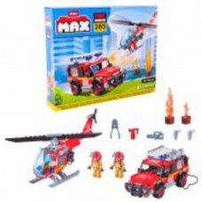 Конструктор Zuru MAX CITY Пожарные 265 деталей 83166