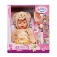 Кукла Zapf Baby Born Эмма в костюме мишки 837115