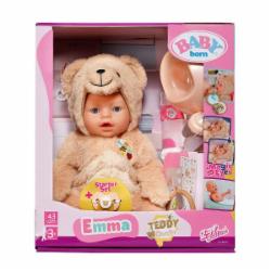 Кукла Zapf Baby Born Эмма в костюме мишки 837115